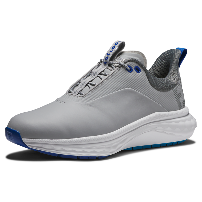 FootJoy Quantum Mens Golf Shoes - Grey/White/Blue