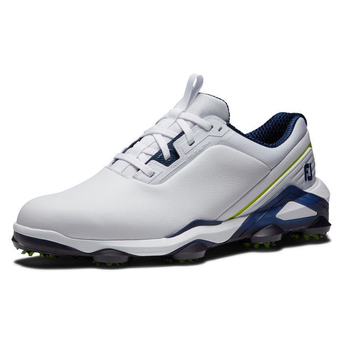 FootJoy Tour Alpha Golf Shoes - White/Navy/Lime