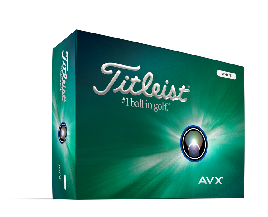 New Titleist AVX Golf Balls 2024 - White