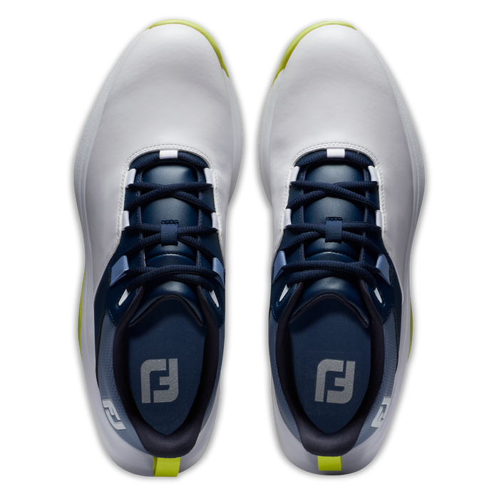 FootJoy ProLite Spikeless Men's Golf Shoes - White/Navy/Lime