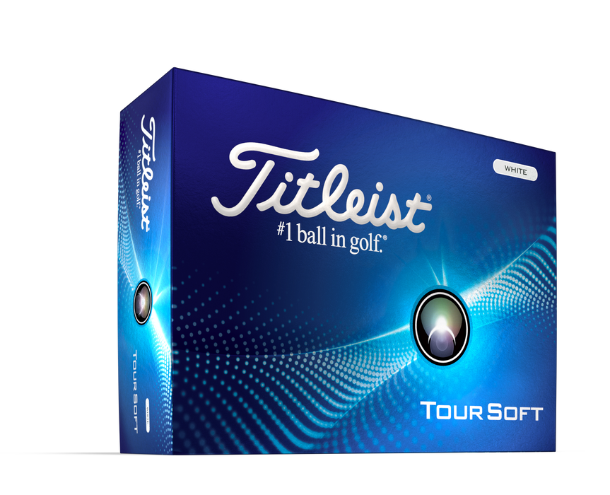 New Titleist Tour Soft Golf Balls - White 