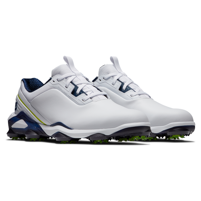 FootJoy Tour Alpha Golf Shoes - White/Navy/Lime