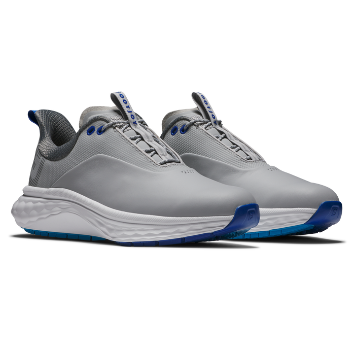 FootJoy Quantum Mens Golf Shoes - Grey/White/Blue