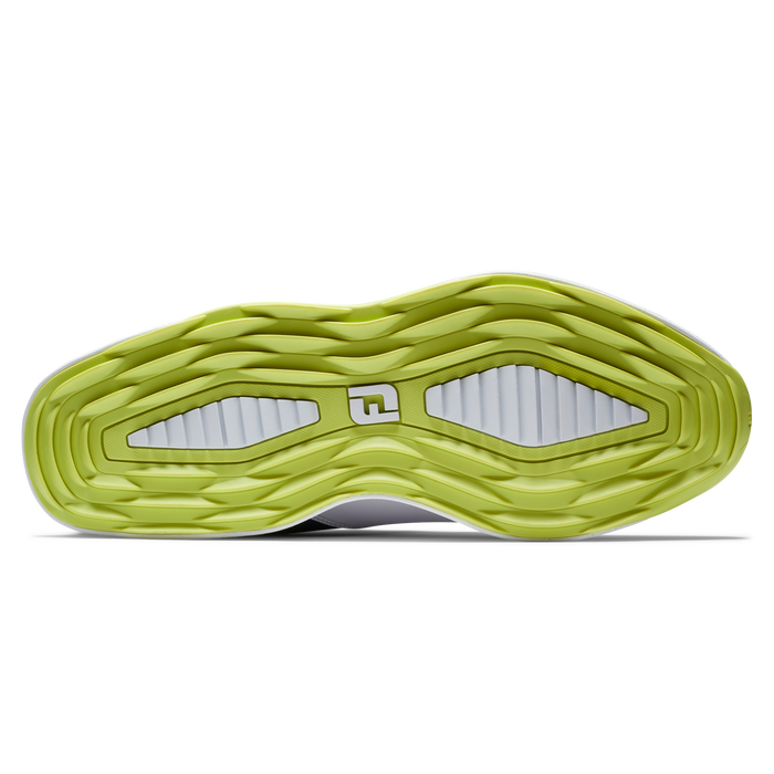 FootJoy ProLite Spikeless Men's Golf Shoes - White/Navy/Lime