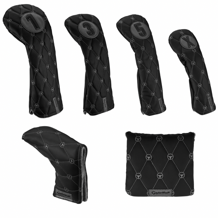 TaylorMade Patterned Golf Headcovers - Black