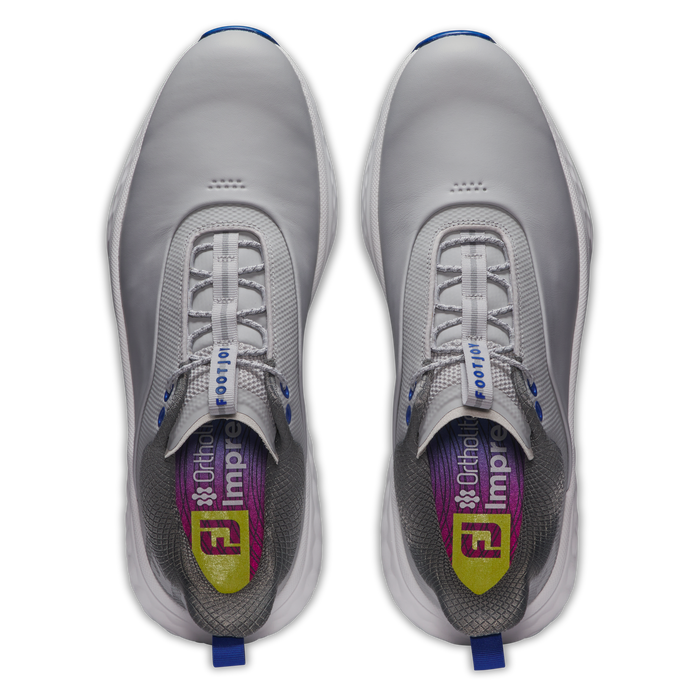 FootJoy Quantum Mens Golf Shoes - Grey/White/Blue
