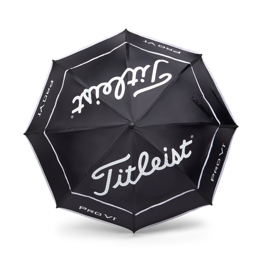 Titleist Tour Double Canopy Umbrella  New Titleist Tour Double Canopy Umbrella from Titleist  Colour - Black/White/Silver