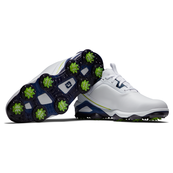 FootJoy Tour Alpha Golf Shoes - White/Navy/Lime