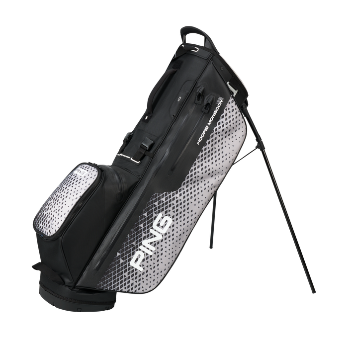PING Hoofer Monsoon Waterproof Golf Stand Bag - Grey/Black
