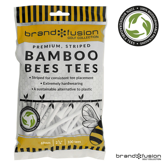 Bees Tees Bamboo Golf Tees - Bulk Pack