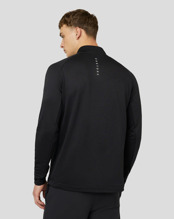 Castore Long Sleeve Soft Shell Tech 1/2 Zip Golf Midlayer Colour - Black