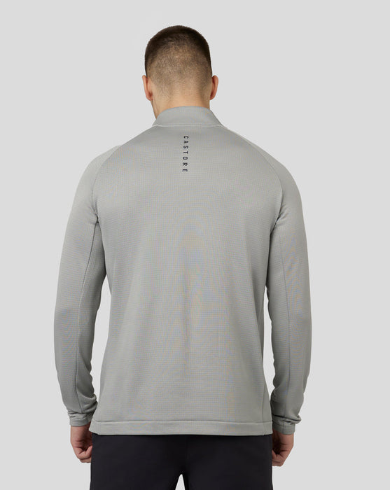 Castore Long Sleeve Soft Shell Tech 1/2 Zip Golf Midlayer Colour - Warm Grey