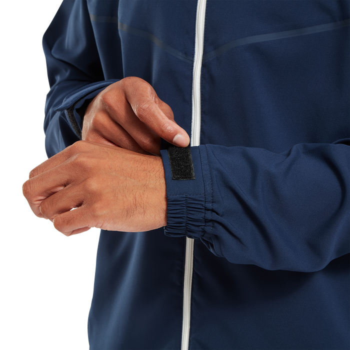 FootJoy Full Zip Zephyr Golf Wind Shirt - Navy