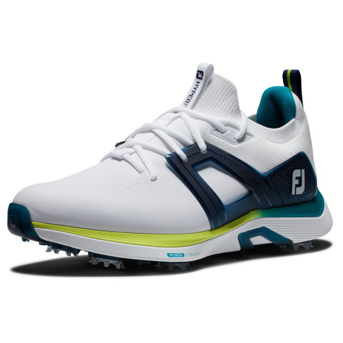 FootJoy HyperFlex Men's Golf Shoe 2024 - White/Navy/Lime