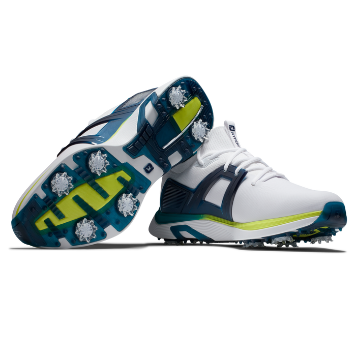 FootJoy HyperFlex Men's Golf Shoe 2024 - White/Navy/Lime