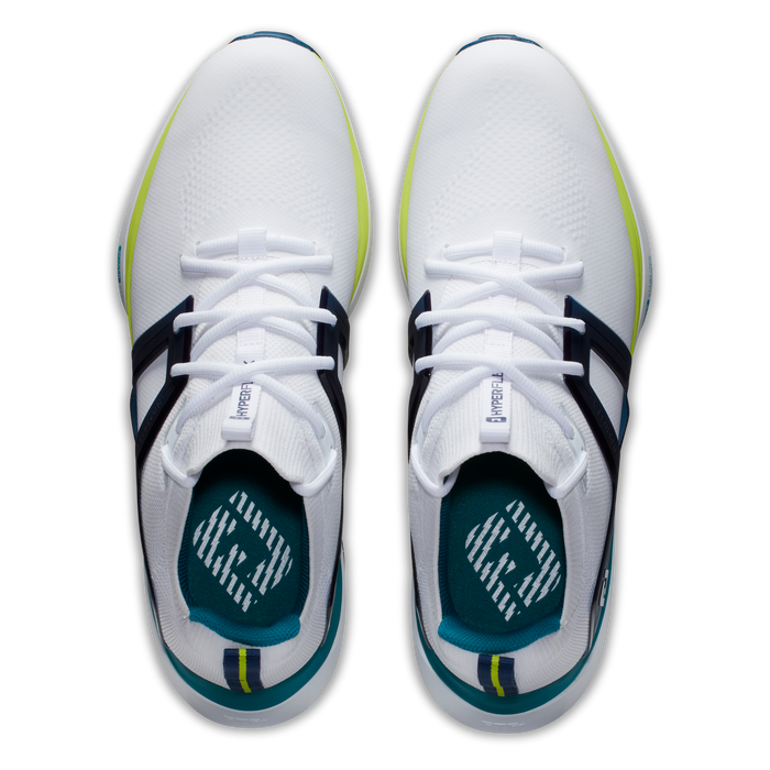 FootJoy HyperFlex Men's Golf Shoe 2024 - White/Navy/Lime