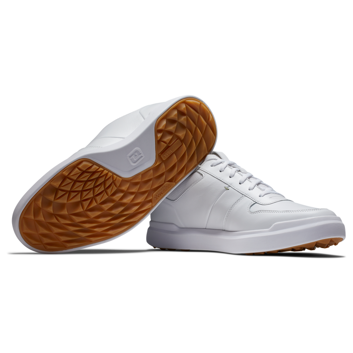 FootJoy Contour Casual Men's Spikeless Golf Shoes - White