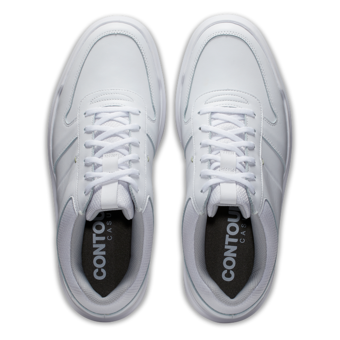FootJoy Contour Casual Men's Spikeless Golf Shoes - White