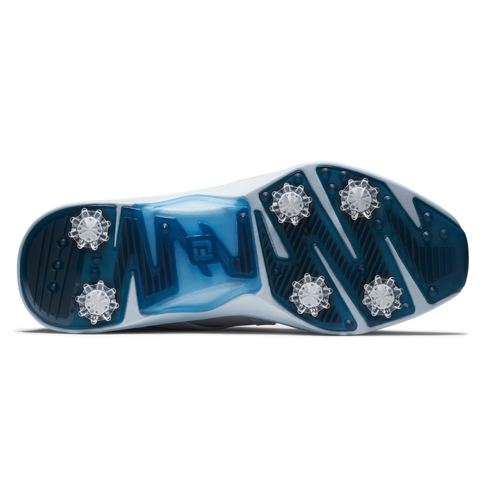 FootJoy HyperFlex Golf Shoes - White/Slate/Blue