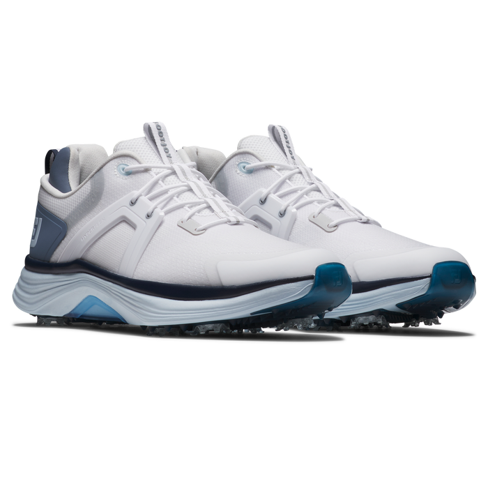 FootJoy HyperFlex Golf Shoes - White/Slate/Blue