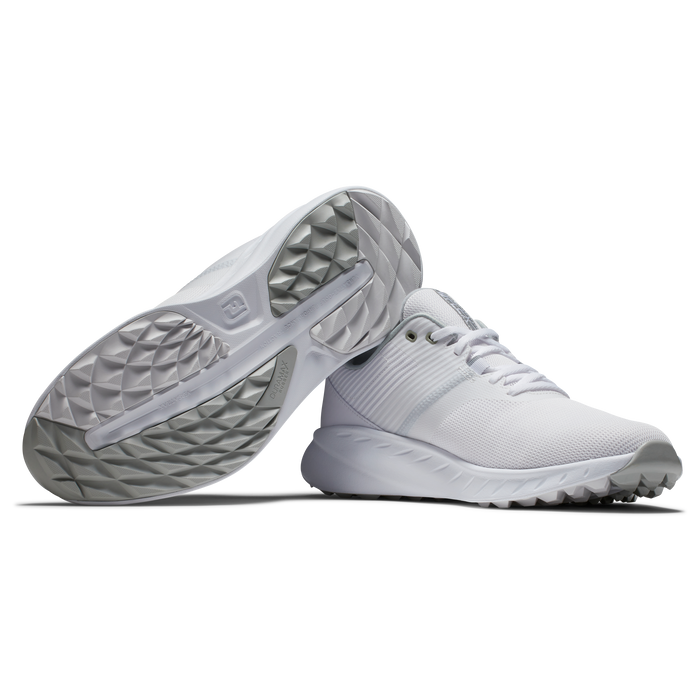FootJoy Flex Spikeless Men's Golf Shoes 56286 - White/Grey