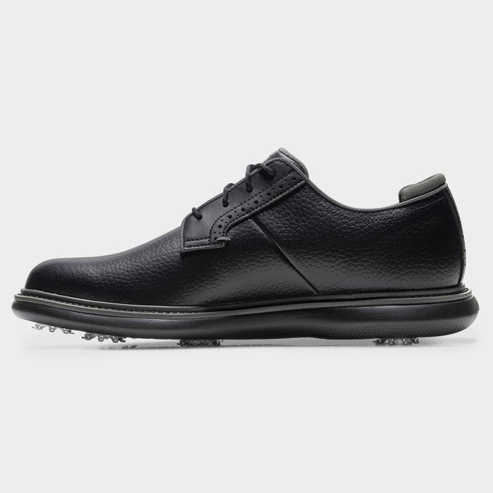 FootJoy Traditions Blucher Mens Golf Shoes - Black inside left shoe