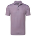 FootJoy Scallop Shell Print Foulard Golf Polo Shirt - Coral Red
