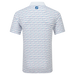 FootJoy Flag Banner Print Lisle Golf Polo Shirt - White