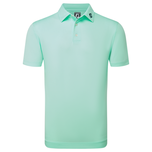 FootJoy Stretch Pique Solid Golf Shirt - Sea Glass
