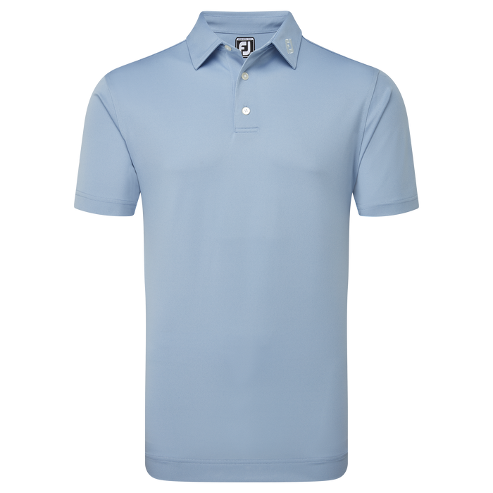 FootJoy Stretch Pique Solid Golf Shirt - Storm