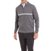 FootJoy Inset Stripe Chill-Out Golf Pullover - Gravel