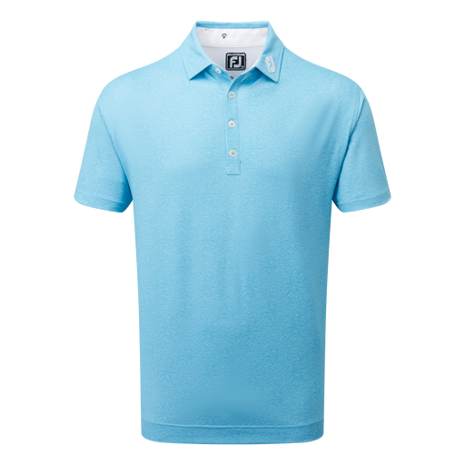 FootJoy Textured Print with Parachute Trim Men's Golf Polo