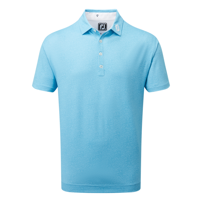 FootJoy Textured Print with Parachute Trim Men's Golf Polo