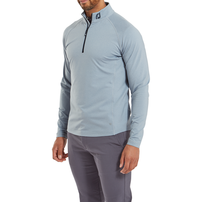 FootJoy ThermoSeries Brushed Back Golf Mid layer Colour - Heather Grey