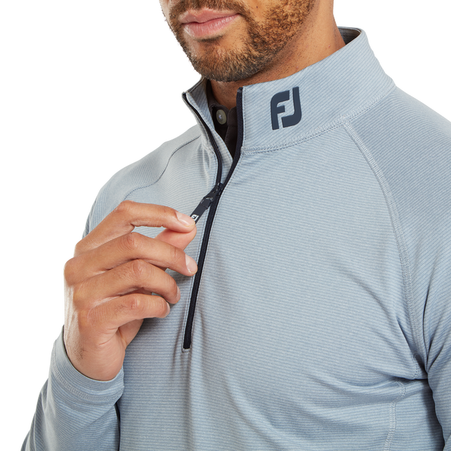 FootJoy ThermoSeries Brushed Back Golf Mid layer Colour - Heather Grey