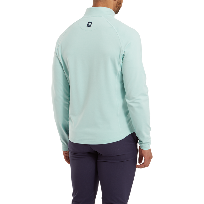 FootJoy ThermoSeries Brushed Back Golf Mid layer Colour - Heather Sea Glass
