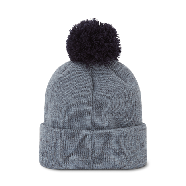 FootJoy Pom Pom Solid Knit Beanie Hat Colour - Heather Grey