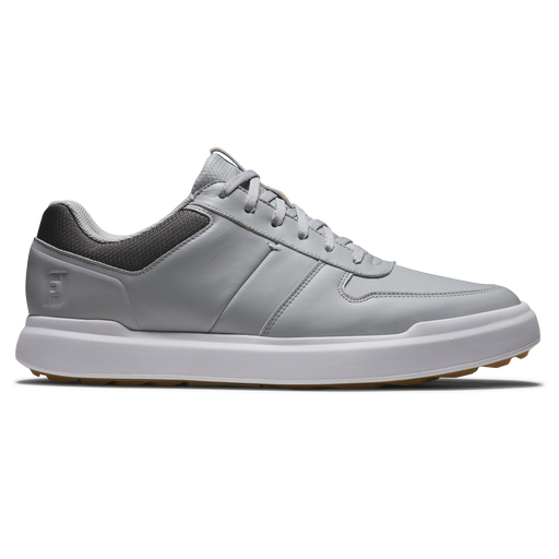 FootJoy Contour Casual Men's Spikeless Golf Shoes 54380 - Grey/Grey/White