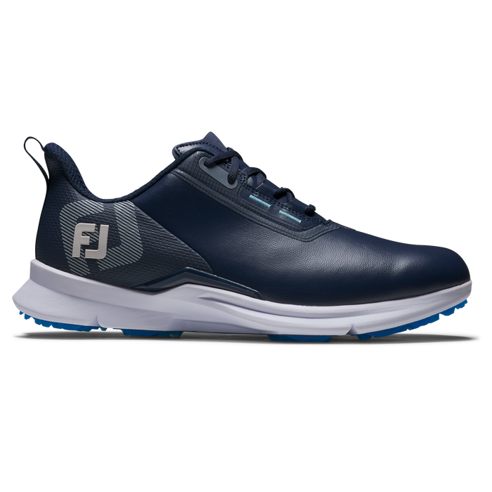 FootJoy Fuel Spikeless Golf Shoes - Navy/White/Blue