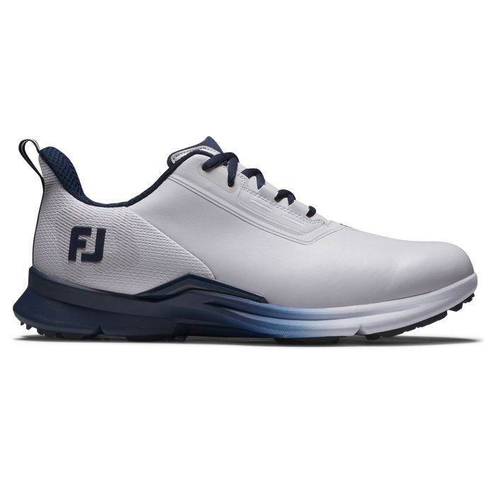 FootJoy Fuel Spikeless Golf Shoes - White/Blue/Navy