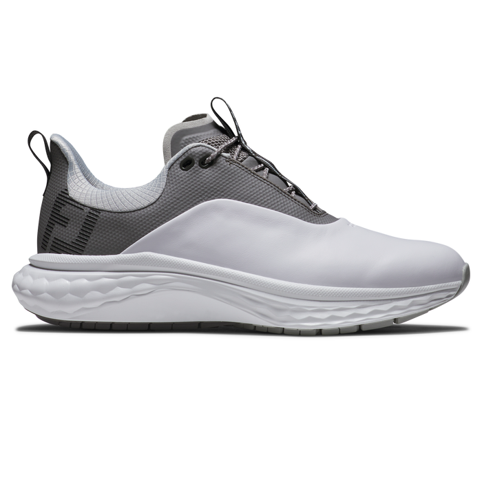 FootJoy Quantum Mens Golf Shoes - White/Grey/Silver