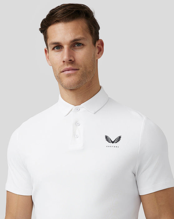 Castore Essential Golf Polo Shirt - White