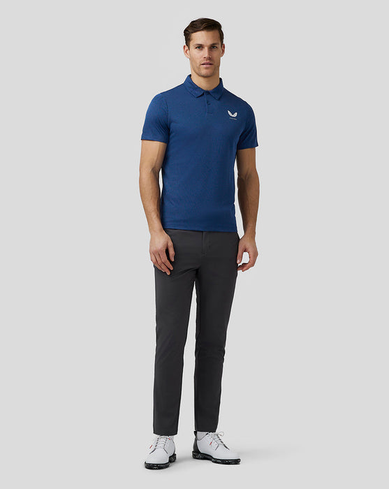 Castore Engineered Knit Golf Polo Shirt - Midnight Navy