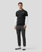 Castore Printed Tech Golf Polo Shirt - Black