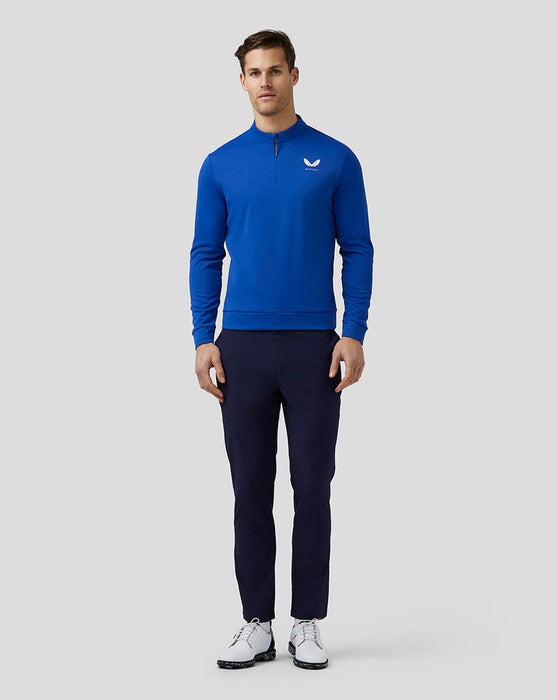 Castore Golf Club Classic Quarter Zip Men's Sweatshirt - Royal Blue