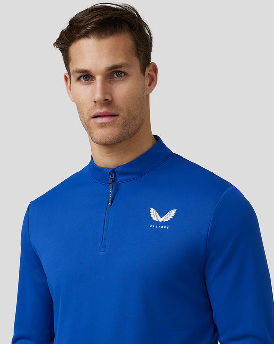 Castore Golf Club Classic Quarter Zip Men's Sweatshirt - Royal Blue