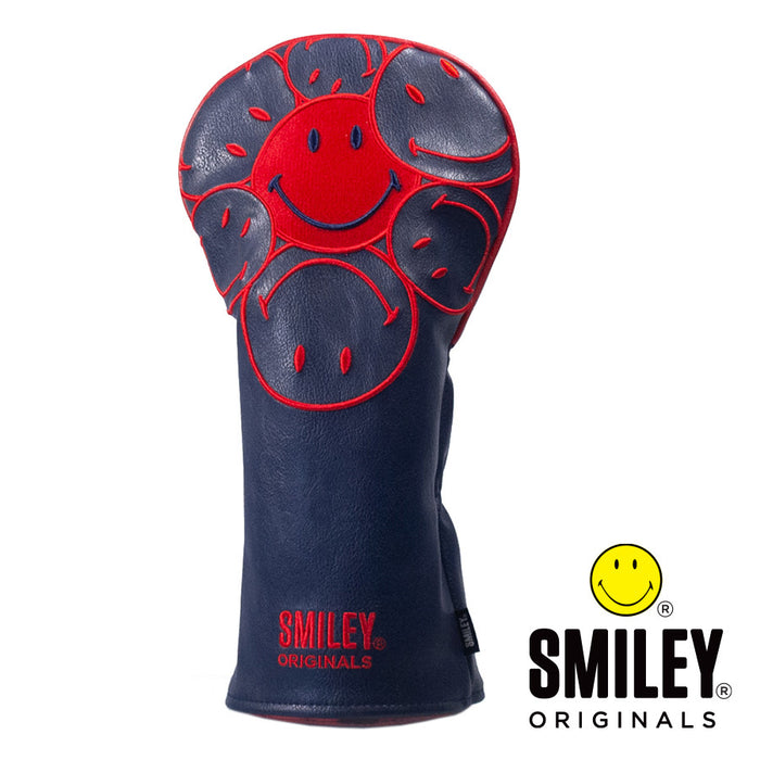 Smiley Original Stacked Navy Driver Headcover