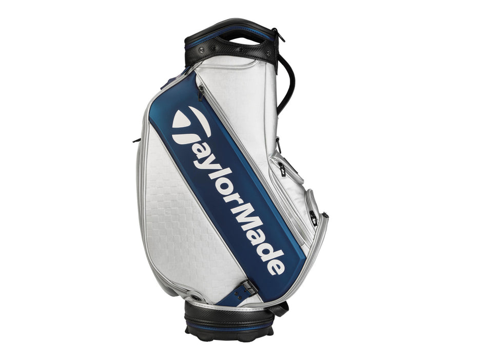TaylorMade Qi10 Tour Staff Golf Bag - Silver/Navy