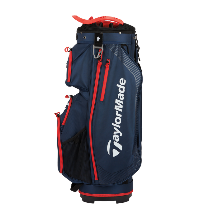 Taylormade pro cart golf bag navy & red