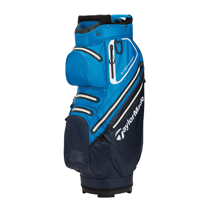 Taylormade storm dry waterproof cart bag navy & blue